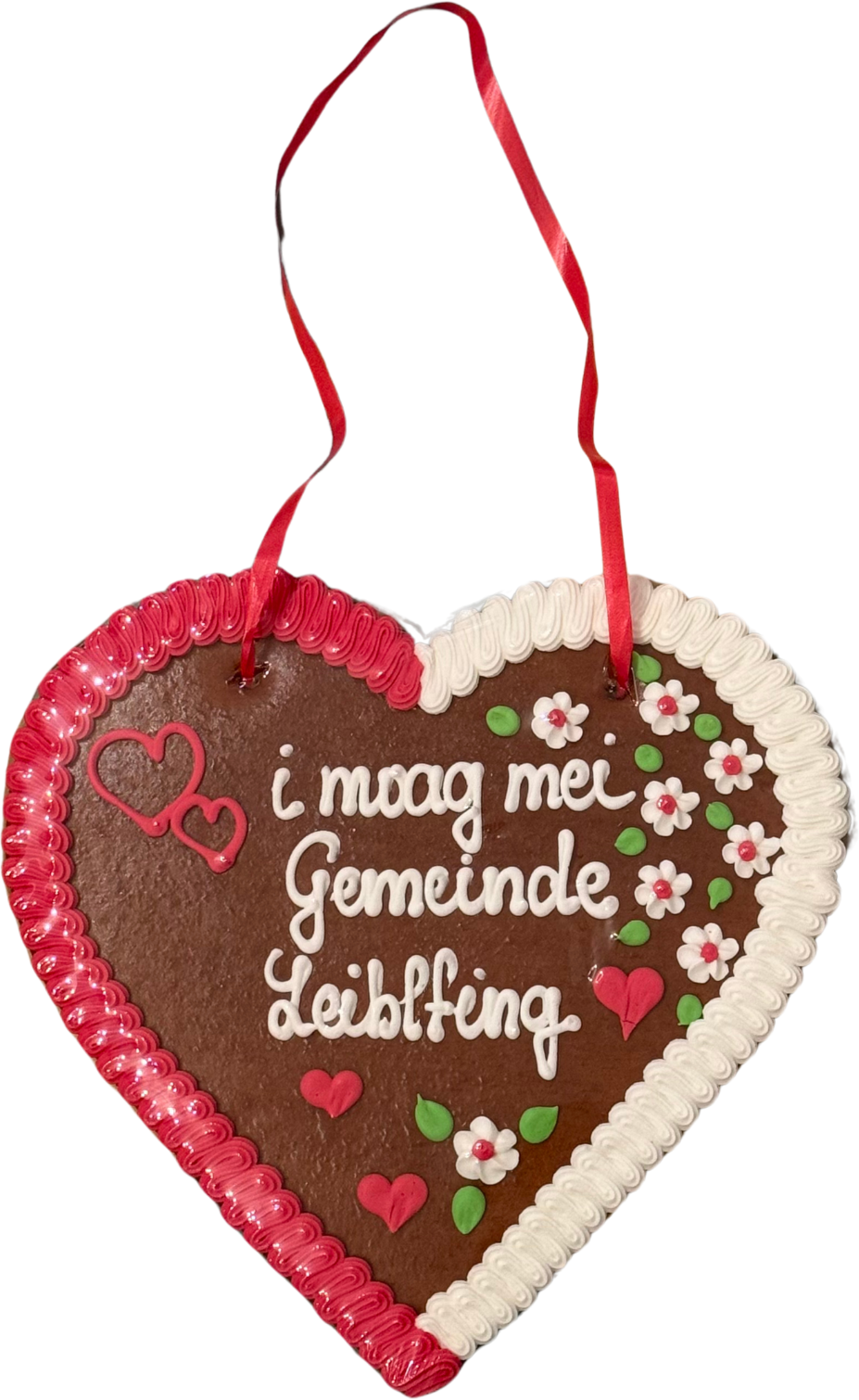 Lebkuchenherz: I mog mei Gemeinde Leiblfing
